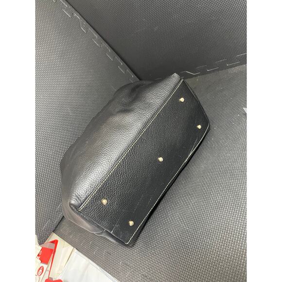 Dooney & Bourke Handbag Large Pebbled BARLOW Black Leather Purse Travel - Picture 7 of 15